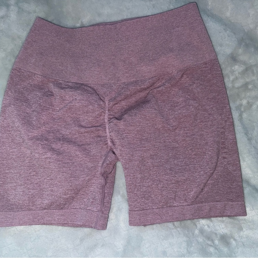 Pink/Purple YoungLa scrunch shorts - Picture 3 of 6